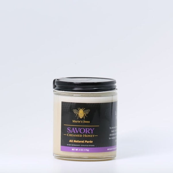 Marie's Bees - Savory Creamed Honey - 6 oz