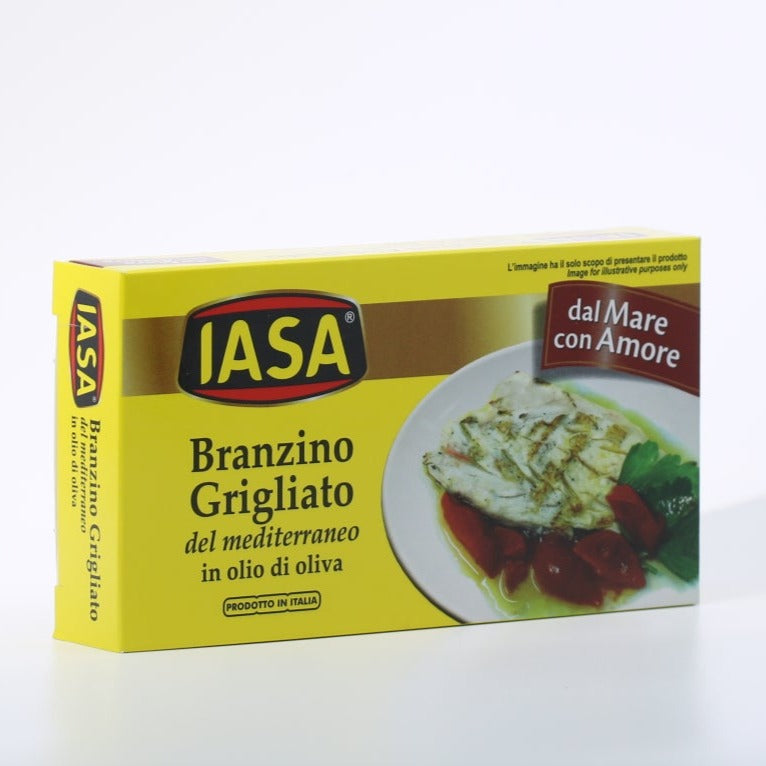 Iasa - Grilled Mediterranean Sea Bass in Olive Oil - 5.11oz