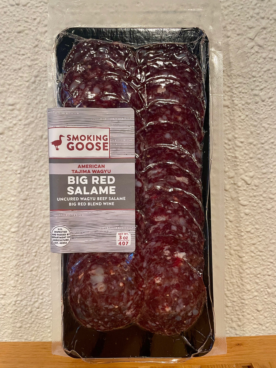 Smoking Goose “Big Red Wagyu” Salame - 3 oz