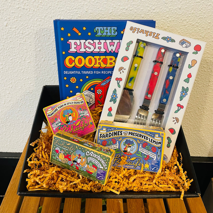 Deluxe FishWife Tinned Fish Gift Basket
