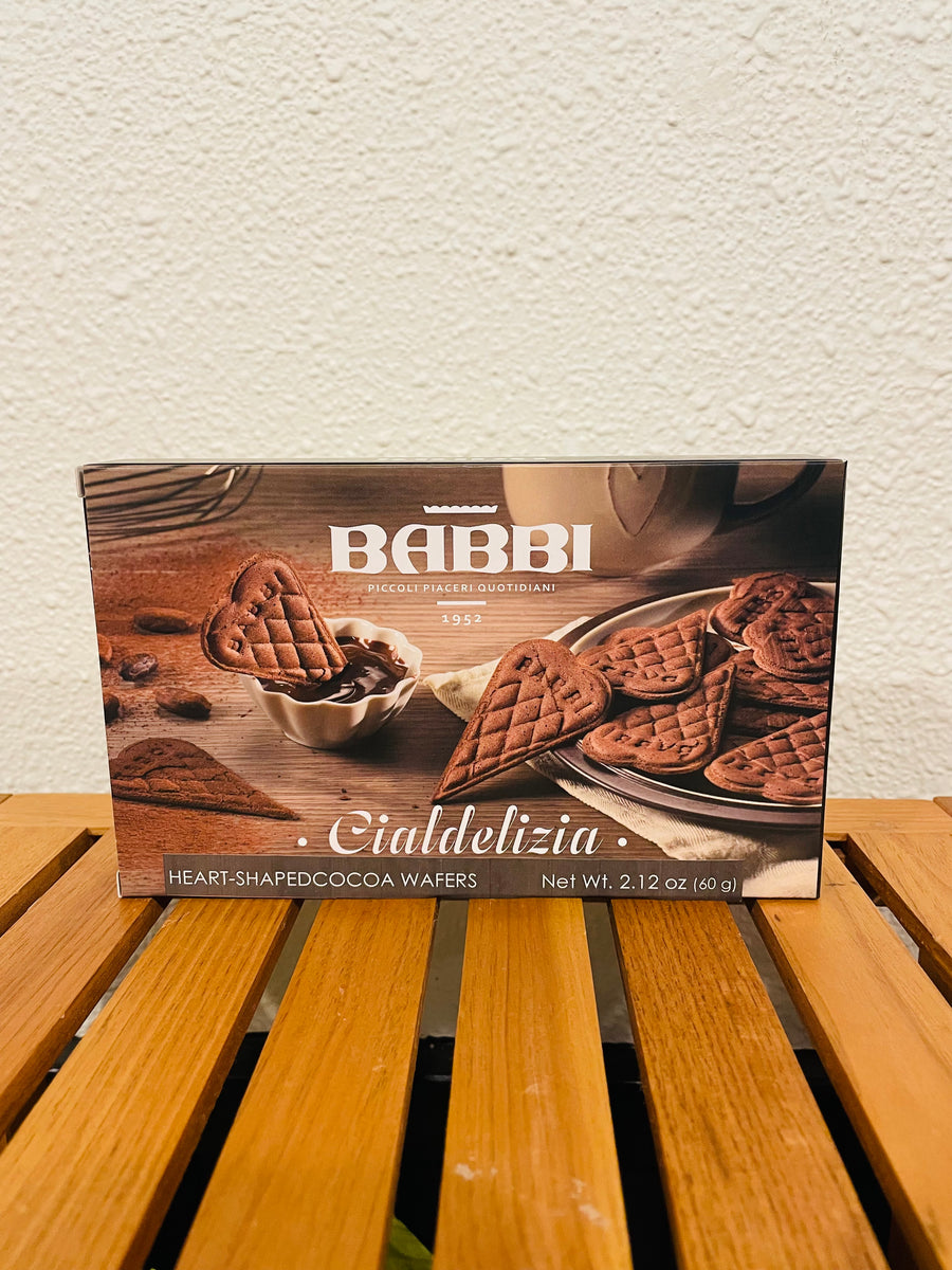 Babbi - Little Pleasures Chocolate Wafer Hearts - 12 pieces