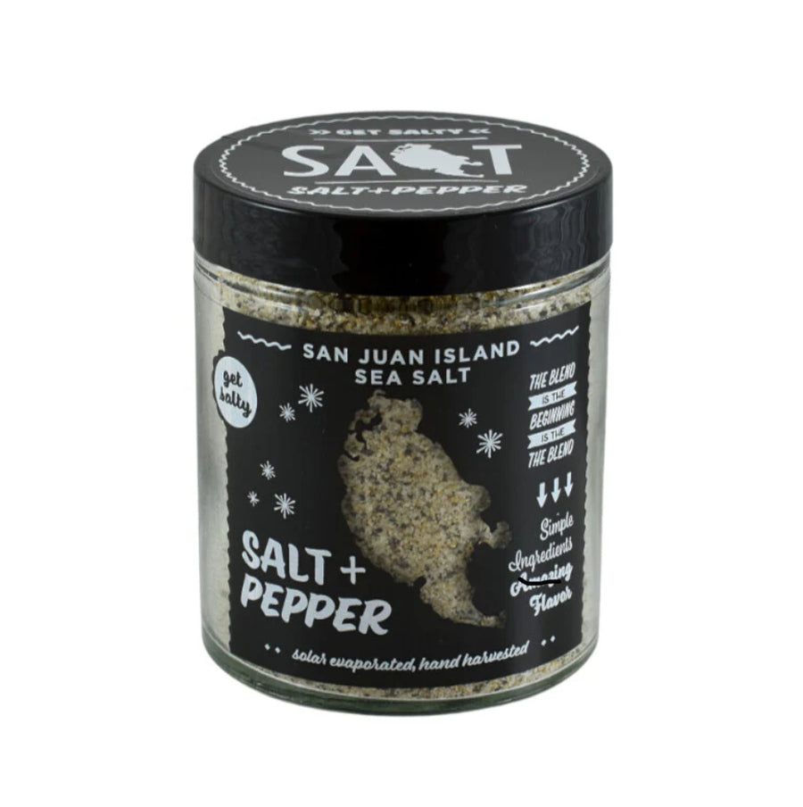 San Juan Island Sea Salt - Pepper Salt Seasoning Blend -