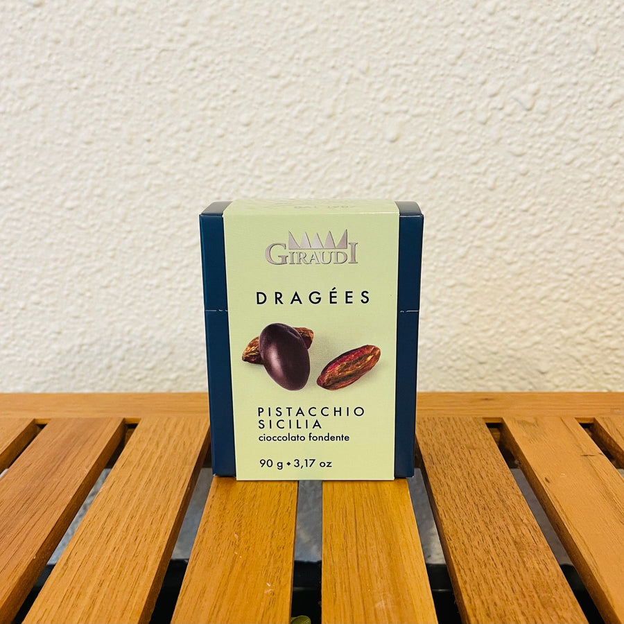 Giraudi - Sicilian Pistachio Dragées in Dark Chocolate - 90 g