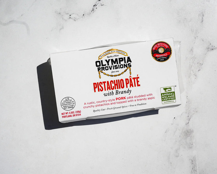 Olympia Provisions - Pistachio Pâté with Brandy - 5.5 oz