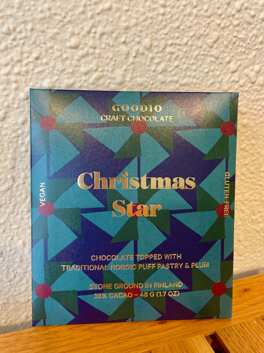 Goodio Christmas Star Chocolate - 1.7 oz