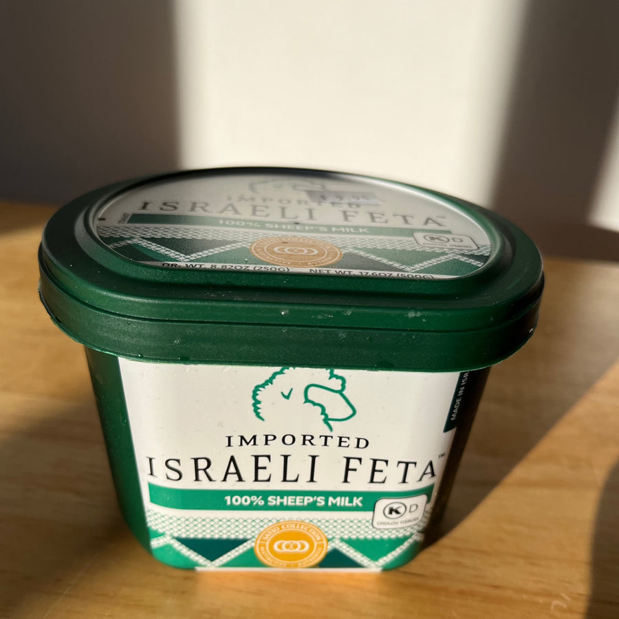 Satio Collection - Imported Israeli Sheep's Milk Feta - Dr Wt. 8.82 oz