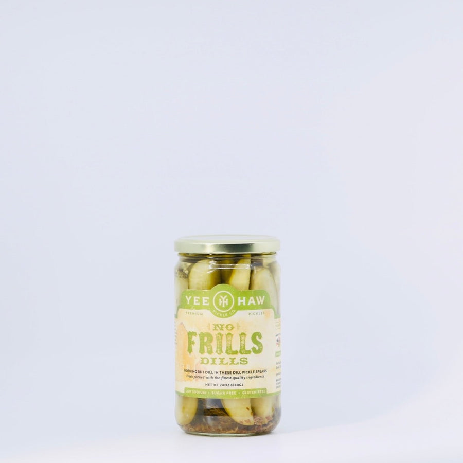 Yee Haw Pickle Co. - No Frills Dills - 24 oz