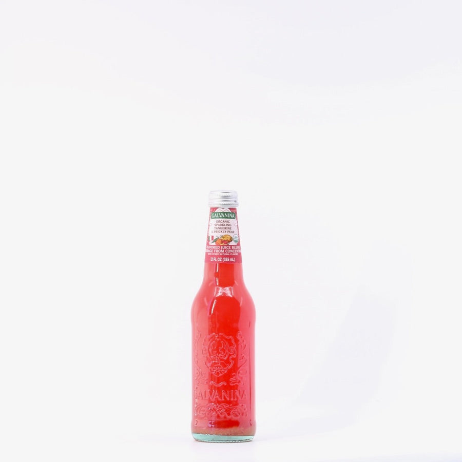Galvanina - Organic Sparkling Tangerine & Prickly Pear - 12 fl oz