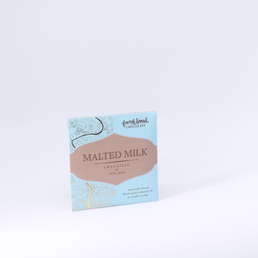 French Broad Chocolate - Malted Milk Chocolate 45 % Mini - 1 oz