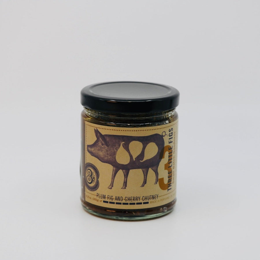 Three Little Figs - Plum Fig and Cherry Chutney - 9.25 oz