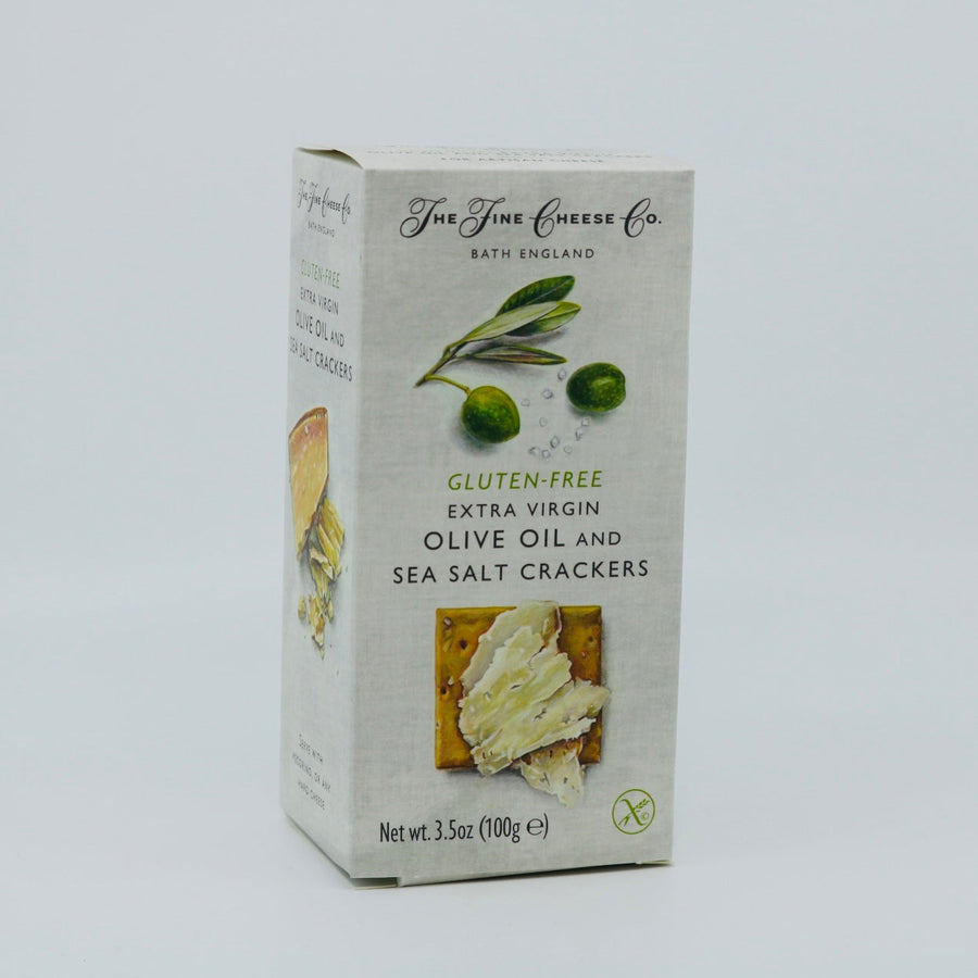 The Fine Cheese Company - Gluten Free Extra Virgin Olive Oil and Sea Salt Crackers - 3.5 oz