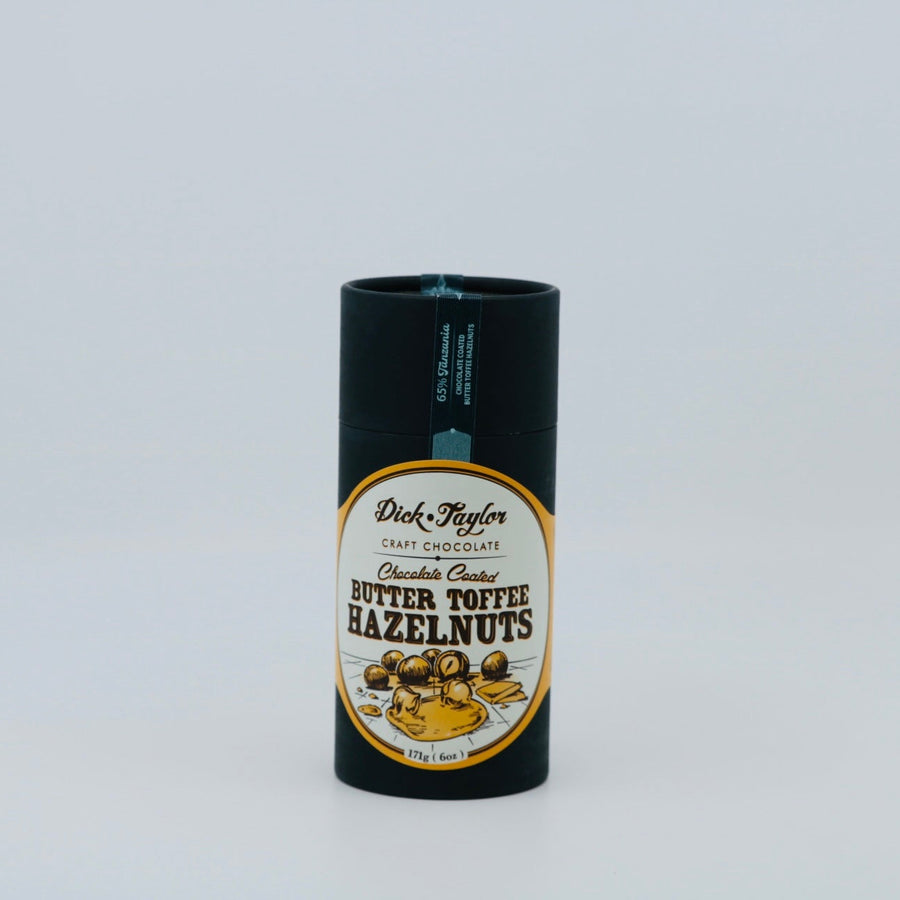 Dick Taylor - Chocolate Coated Butter Toffee Hazelnuts - 6 oz