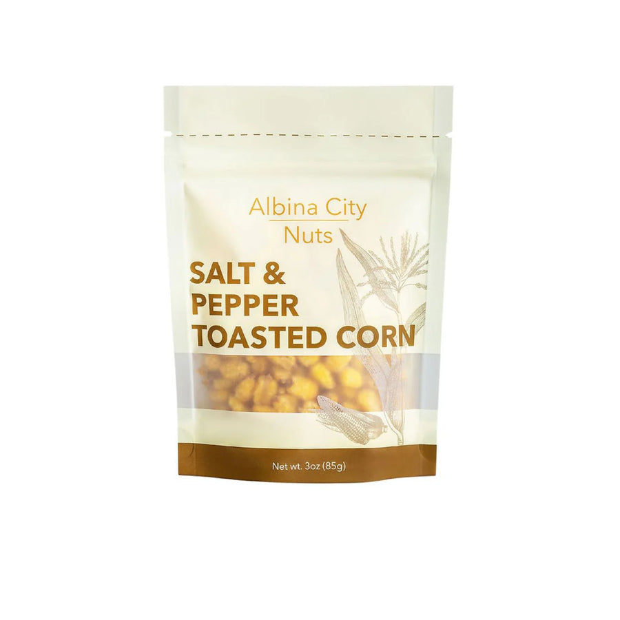 Albina City Nuts - Salt & Pepper Toasted Corn - 3oz bag