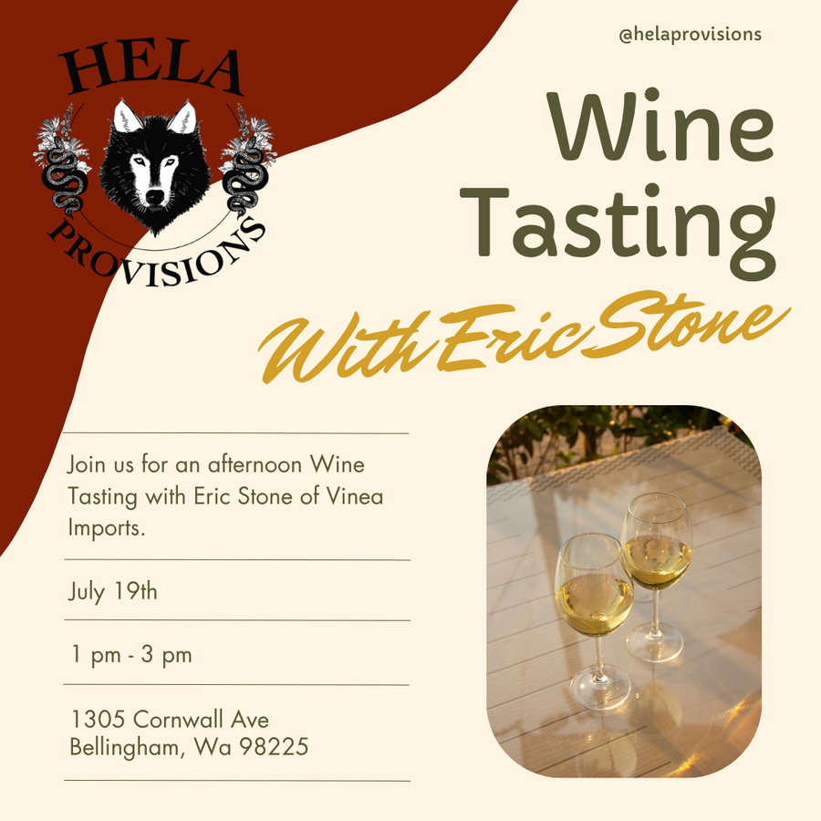 Sat. July 19 - Wine Tasting