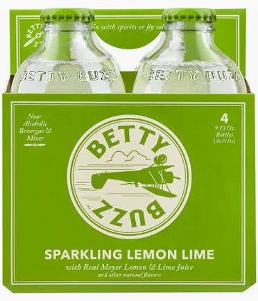 Betty Buzz - Lemon Lime Soda - 4 pk
