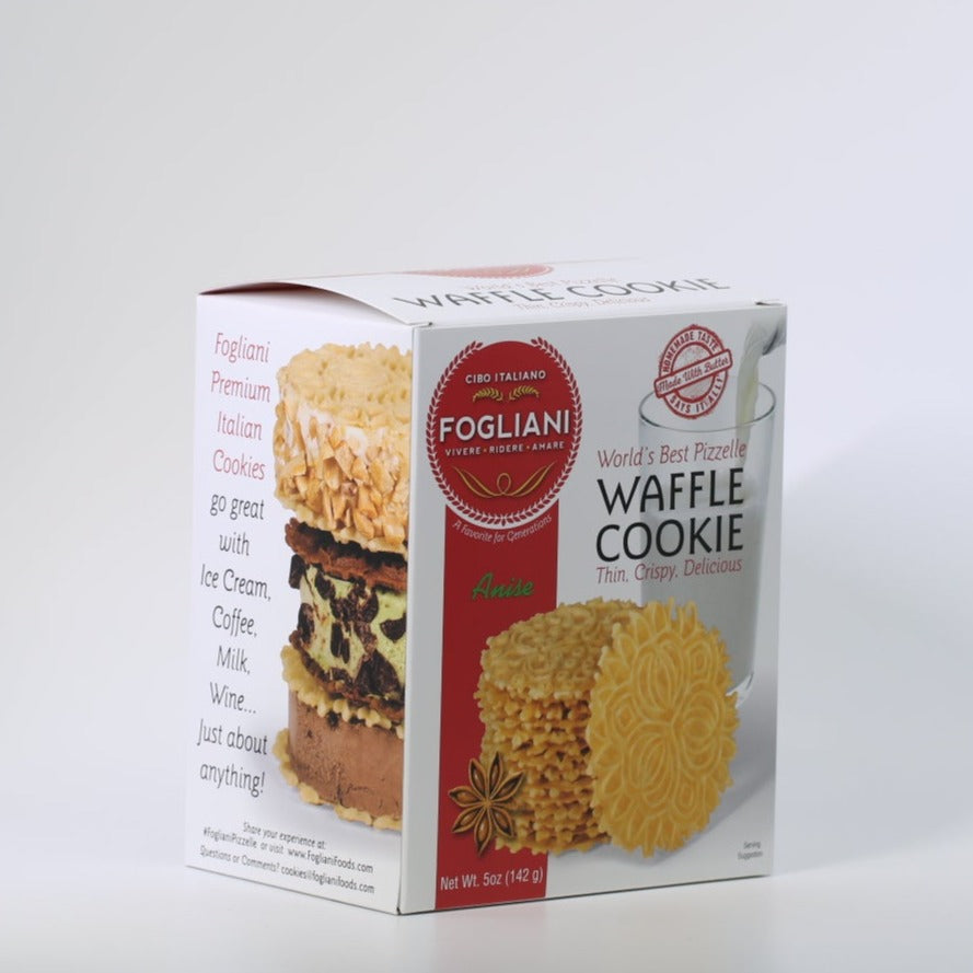 Fogliani - Anise Waffle Cookie - 5 oz