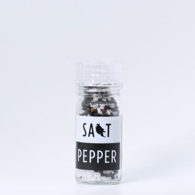 San Juan Island Sea Salt - Pepper Salt Grinder - 2.25 oz