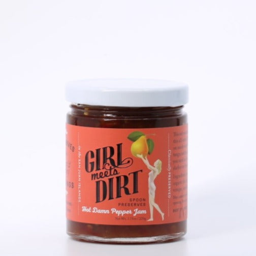 Girl Meets Dirt- Hot Damn Pepper Jam Spoon Preserves - 7.75 oz