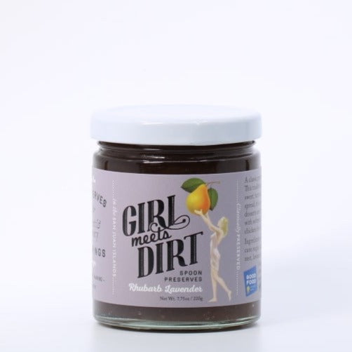 Girl Meets Dirt - Rhubarb Lavender Spoon Preserves - 7.75 oz