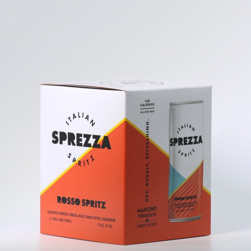 Sprezza Vero Spritz Italiano Rosso - 4/250ml cans - 5 %