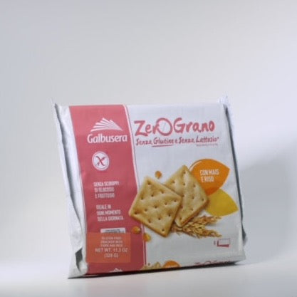 Galbusera - Zero Grano - Gluten Free Cracker with Corn & Rice - 11.3 oz